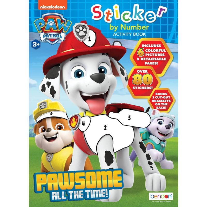 PAW Patrol Sticker - by Number Activity Book, 1 of 7