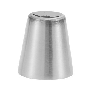 Unique Bargains Piping Tip 304 Stainless Steel Silver Tone 0.98"x1.46"x1.65" 1 Pcs - 1 of 3