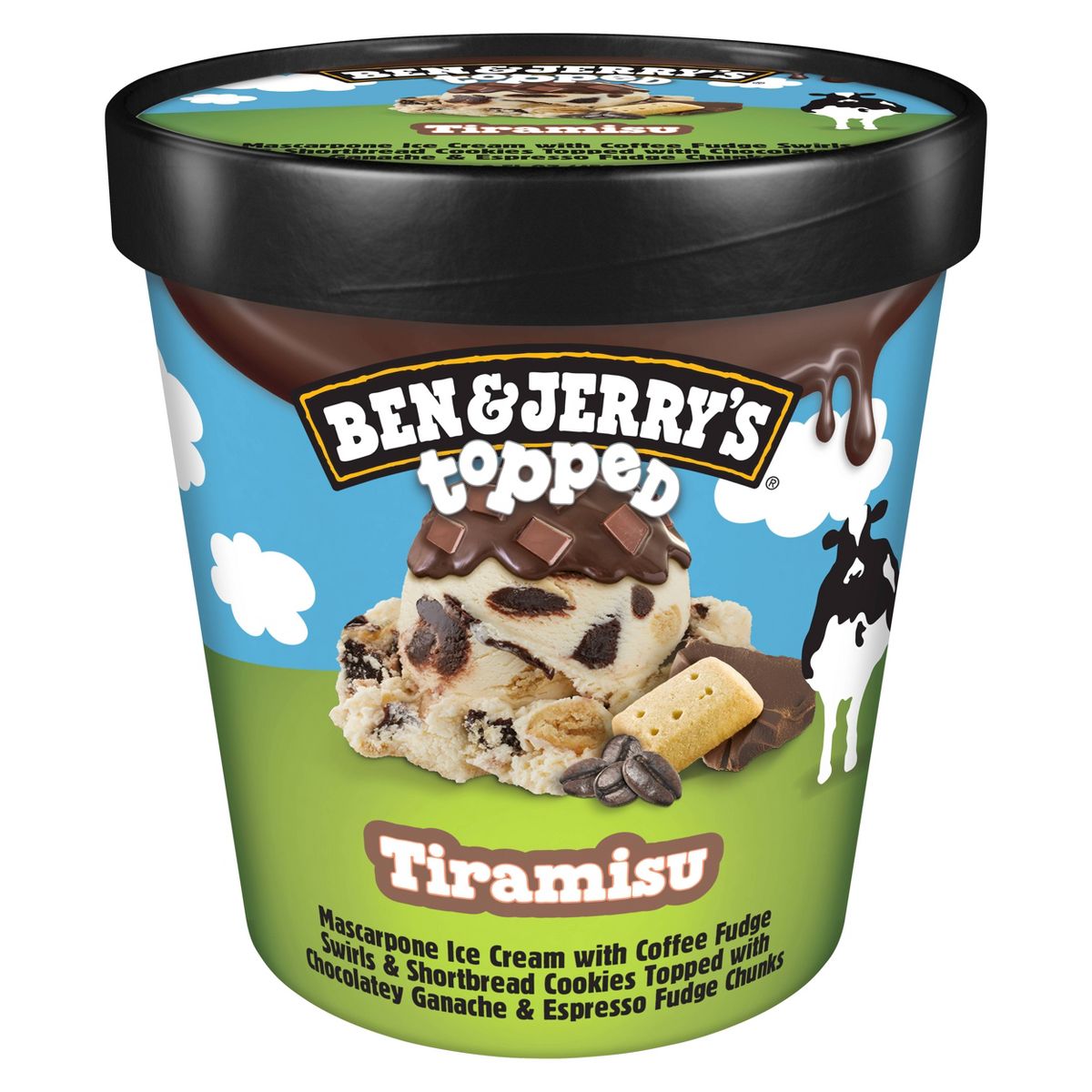 Ben & Jerry's Topped Tiramisu Ice Cream - 15.2oz