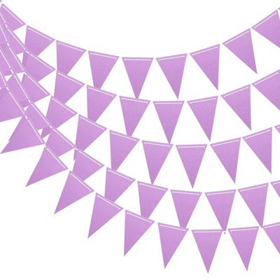 Unique Bargains Festive Wedding Birthday Party Home Decorations Pennant Flags Banner 10 Pcs