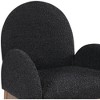 Meridian Furniture,Waldorf Boucle Fabric Dining Chair - 4 of 4