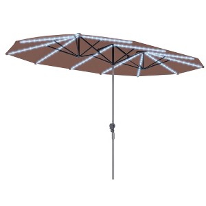 free standing patio umbrella attached to deck Mount,Umbrella Holder for Deck Railing,Patio Deck Mount Umbrella Holder Heavy Duty Adjustable Metal Umbrella Stand Outdoor Base Attaches Railing, Outdoor Courtyard, Balcony, Boats : Patio, Lawn & Outsunny Half Umbrella Outdoor Use Set the mast Color:Black/Rainbow Pattern ship_fee_exp_49