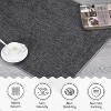 Washable Area Rugs, Modern Woven Office Floor Carpet Contemporary Rug, Living Room Rug, Soft Surface, Durable Edge, Non-Slip Backing - 4 of 4