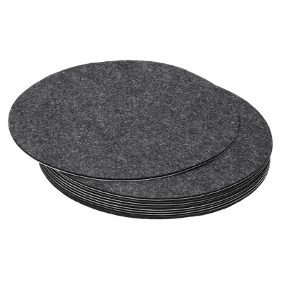 Unique Bargains Round Soft Adhesive Non-slip Anti-scratch Furniture Lamp Base Felt 10 Pcs