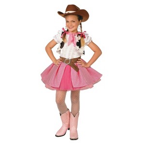 Living Fiction Girls' Cowgirl Cutie Costume - 1 of 1