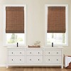 DSVIMOY Curtain Panel Bamboo Light Filtering Roman Shade for Contemporary Living Spaces, Brown, 7.87"*10.04"*7.87" - 2 of 4