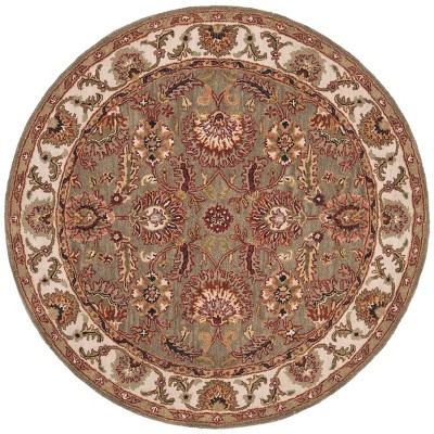 Classic Cl359 Hand Tufted Accent Rug - Celadon/ivory - 3'6