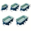 Vynxaria 1.8m/2.1m/1.6m Inflatable Outdoor Swimming Pool Easy Setup and Storage for Garden Yards - 4 of 4
