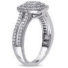 EVERLY JEWELRY |Sterling Silver 1/2 CT TW Diamond Engagement Ring - 2 of 4