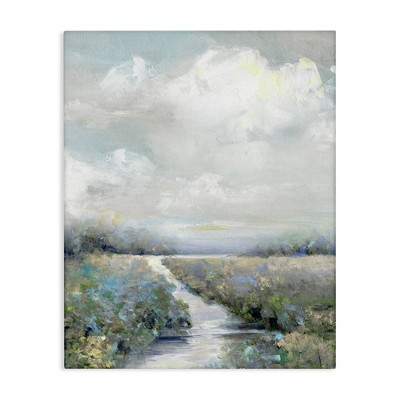 Stupell Industries Tranquil Flower Meadow Path, 30" x 40"