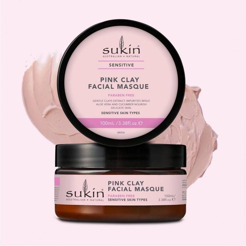 Sukin Sensitive Pink Clay Facial Masque - 3.38 fl oz, 5 of 8