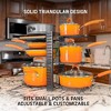 MaseiKar Pot Organizer Rack 8 Tiers Pots and Pans Organizer, Pot Lid Organizer for Kitchen Cabinet Cookware Organizers and Storage,Upgraded - 4 of 4