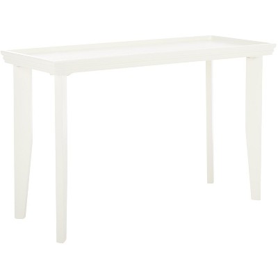 Naios Ivory Rectangular Wood Console Table