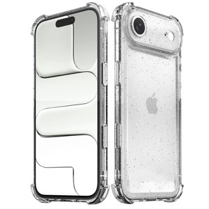 Vena For Apple iPhone 17 Air Case Clear Glitter, Bump Resistant Clear Glitter Back Cover, Drop Protection Slim Protective Phone Case - 1 of 4
