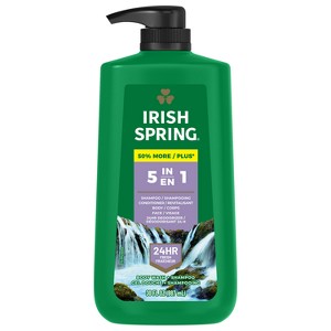 Irish Spring 5-in-1 Body Wash Pump for Men - Fresh Scent  - 30 fl oz - 1 of 4