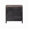 Vynxaria Contemporary 1pc Wooden Nightstand - Dark Oak Finish, Plank Pattern, 2 Drawers, Wood/Composite Wood/Veneer, Bedroom Beside Storage Furniture - 4 of 4