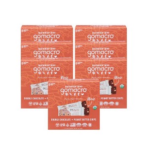 GoMacro Double Chocolate and Peanut Butter Chips Protein Bar Mini - Case of 7/8 pack, 0.9 oz - 1 of 3
