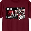 Shaman King Raven Crew Neck Short Sleeve Cardinal Red Men's T-shirt - 2 of 2