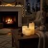 Hasting Home Set of 3 Flameless LED Pillar Candles with Remote - 2 of 4