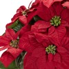 HomeStock Poinsettia with Decorative Silk Arrangement - 2 of 4