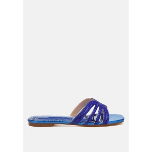 Dindy Rhinestone Cut Out Flats Women - 1 of 4