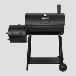 RoyalGourmet CC1830G Charcoal Grill with Offset Smoker 811in Barrel Smoker Backyard Cooking