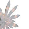 Northlight 9-Inch Lighted White Snowflake Christmas Tree Topper - Clear Lights - image 4 of 4