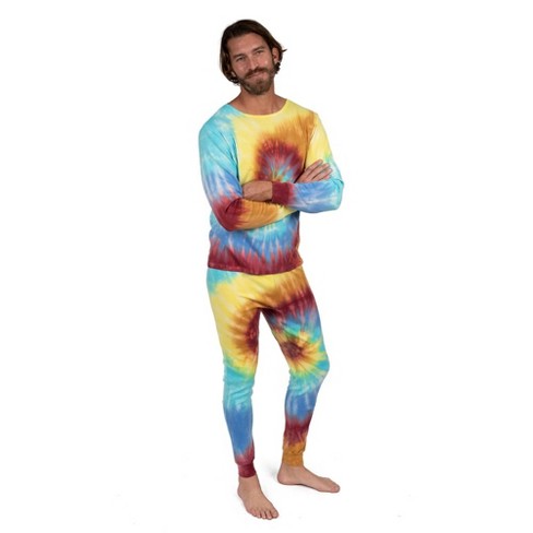 Men's Blue Rainbow Pajamas – Leveret Clothing