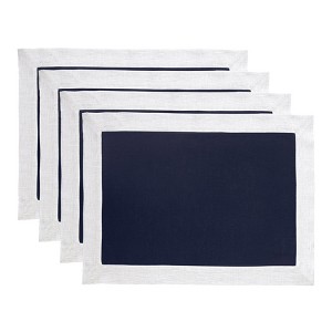 Solino Home Linen Festive Edge Placemats - 1 of 4