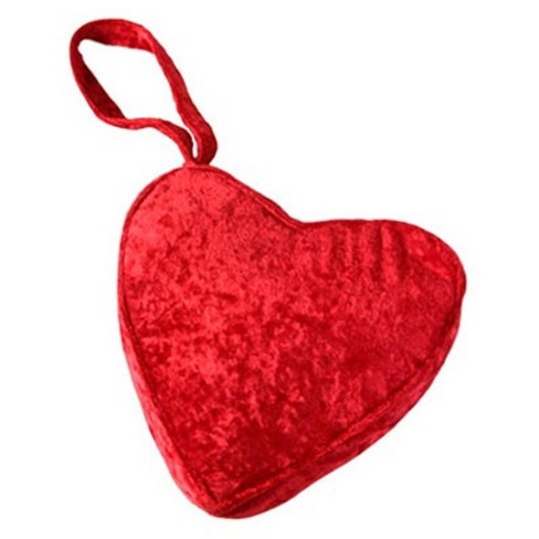red heart purse