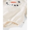 Little Planet By Carter's Organic Baby Snowman Bubble Romper - White - 2 of 3