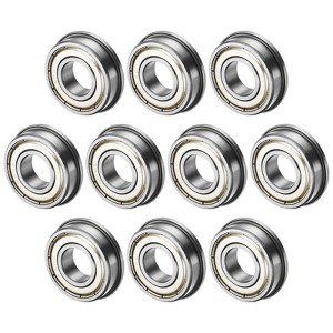 Unique Bargains Chrome Steel Multipurpose Use Flanged Ball Bearing 10 1/2" x 1-1/8" x 2/7" - 1 of 4