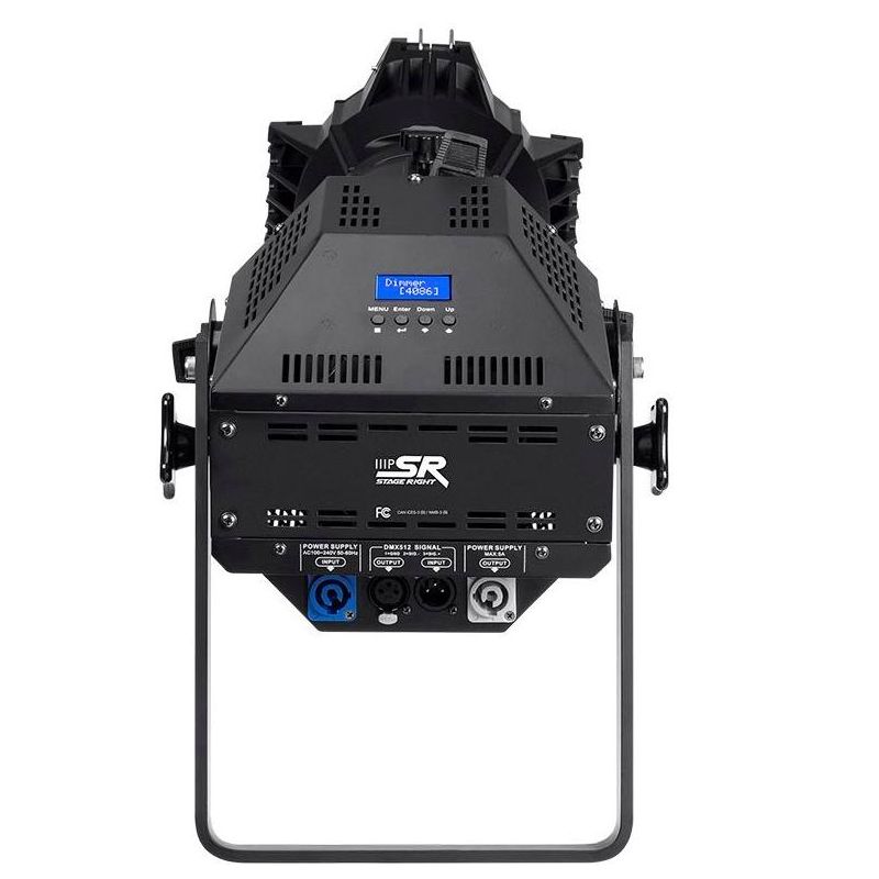 Monoprice COB LED Ellipsoidal - White | 3200k, 26 Degree, 200W, Interchangeable lens, Manual focus - Stage Right Series, 4 of 6