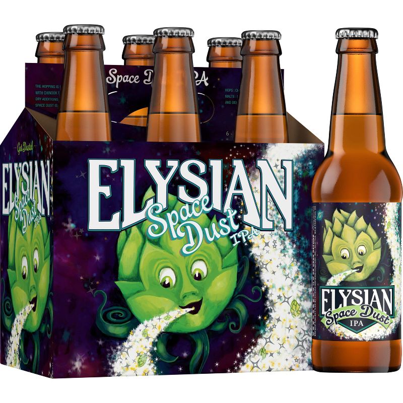 Elysian Space Dust IPA Beer - 6pk/12 fl oz Bottles, 1 of 11
