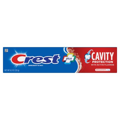 Crest Plus Cavity Protection Toothpaste - 8.2oz