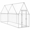 vidaXL Chicken Cage Silver Galvanized steel 157.5 x 39.4 x 74.8 in - 2 of 4