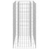 vidaXL Gabion Raised Bed Silver Galvanized Steel 35.4x19.7x39.4 in - 4 of 4