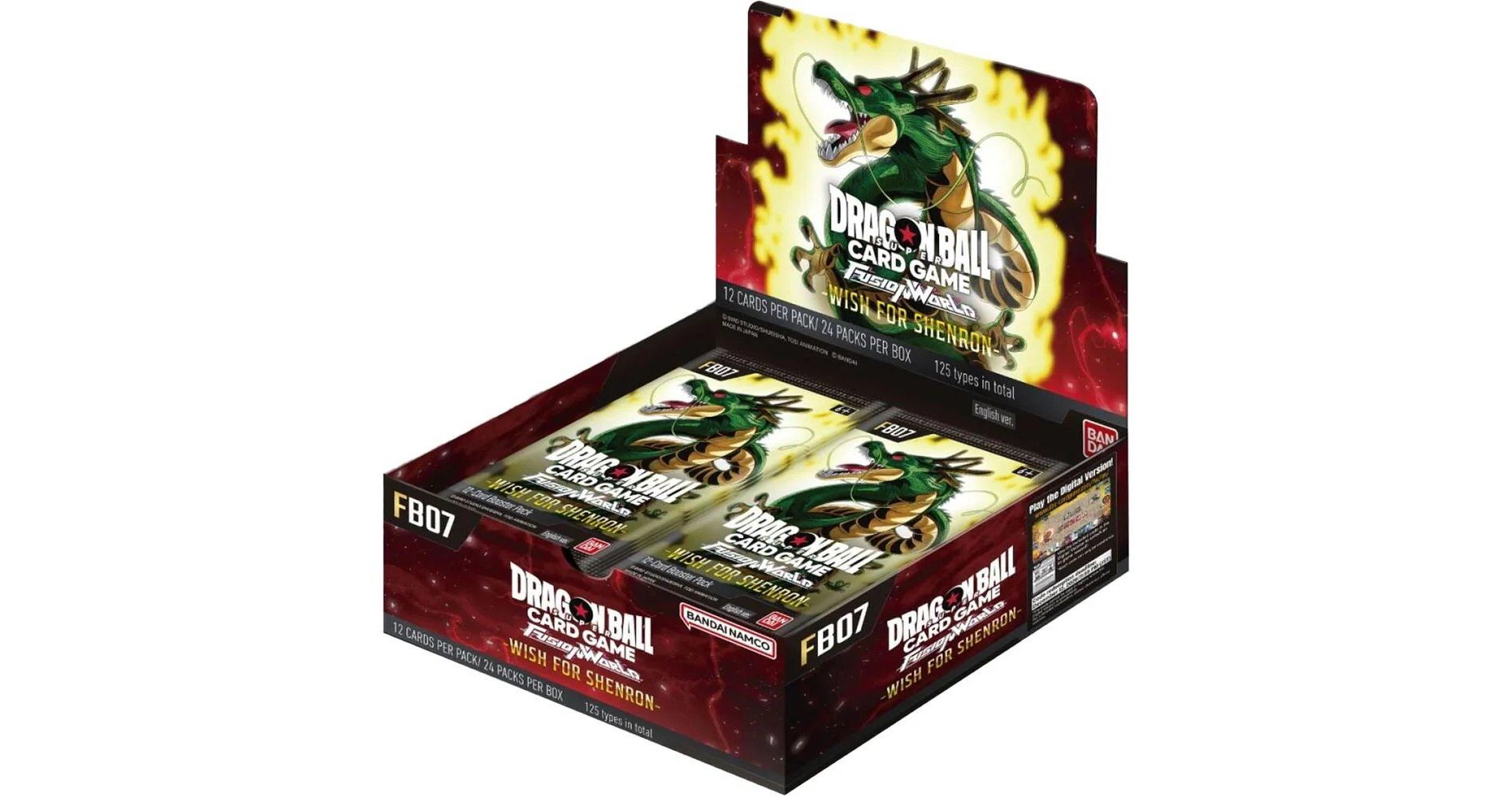 Bandai Dragon Ball Super TCG: Fusion World 07 Wish For Shenron Booster Box (FB07) - 24 Packs