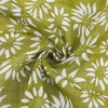 INSPIRE CHIC Women's Floral Printed Blended Cotton Small Square Neck Scarves 21.7x21.7" 1Pc - 4 of 4