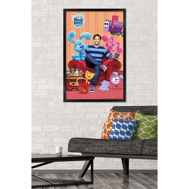 Trends International Blue's Clues - Group Framed Wall Poster Prints, 2 of 7