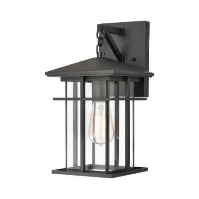 Elk Home Oak Park 1 - Light Wall Light in  Matte Black