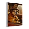 Stupell Industries Rustic Bulldog Fireman, 14" x 11" - 3 of 4