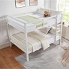 Kumasinova Bunk Bed with Thick Posts,Wood Bunk Bed with Ladder,High Guardrail for Kids Teens Bedroom,No Box Spring Needed - 2 of 4