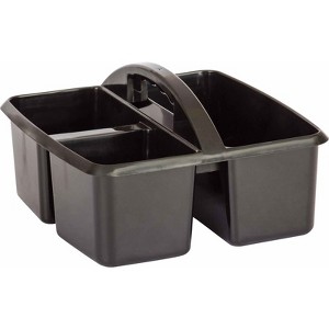 Teacher Created Resources Black Plastic Storage Caddy (Pack of 6) - 1 of 1