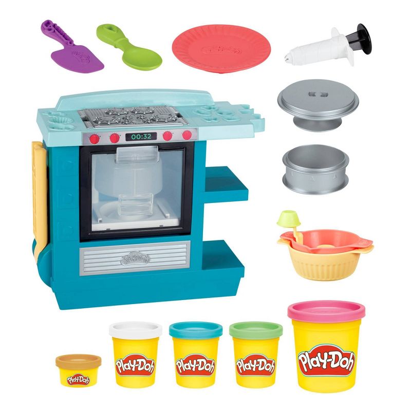 Play-Doh Kitchen Creations Rising Cake Oven Playset Great Easter Basket Stuffers Toys, 3 of 14