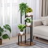 MAYEERTY 4-Tier Corner Plant Stand, Multiple Potted Plants Holder, Balcony Garden - 3 of 4