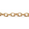 14K Gold-Plated Chain Bracelet with Cubic Zirconia, combining classic gold elegance with sparkling stones for a refined and stylish accessory. - 3 of 3