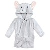 Hudson Baby Unisex Baby Plush Bathrobe and Toy Set, Dreamy Elephant Girl, One Size - 4 of 4