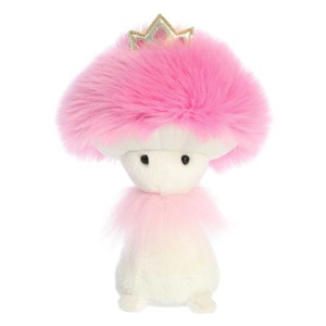 Aurora Small Princess Fungi Friends Vibrant Stuffed Animal Pink 8.5" - 1 of 4