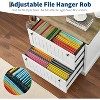 Acekool Farmhouse File Cabinet with 2 Drawers, 30" Lateral Storage Printer Stand for A4/Letter/Legal, Rustic Home Office Organizer - 3 of 4